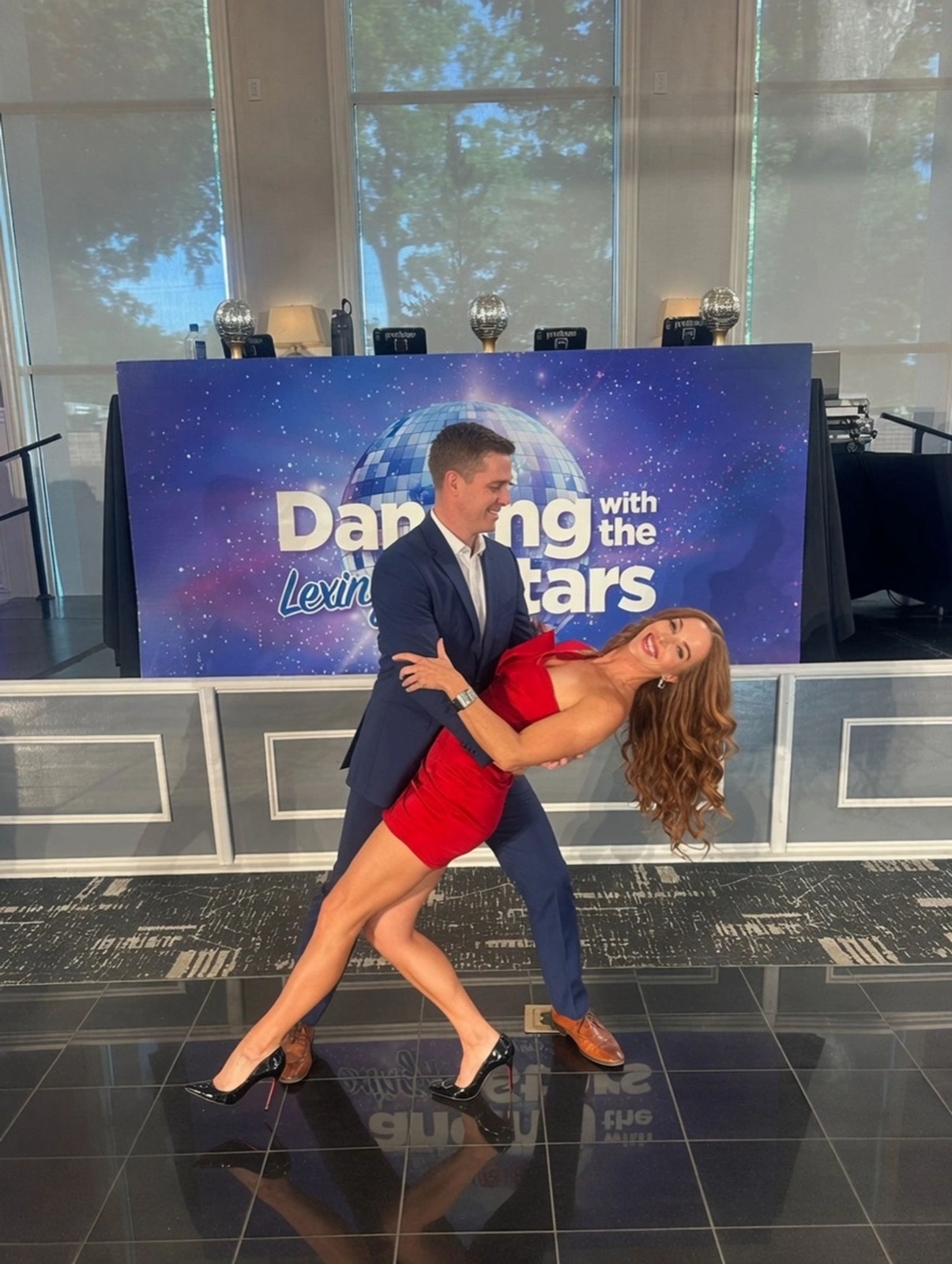 Corporate partner dip at a team event